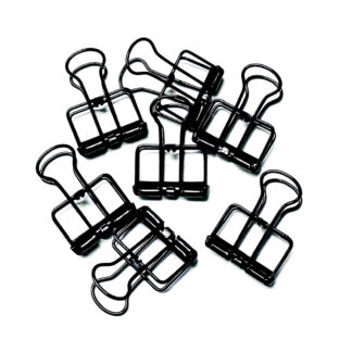 Clip zwart - 48stks