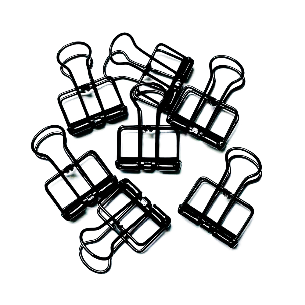 Clip zwart - 48stks